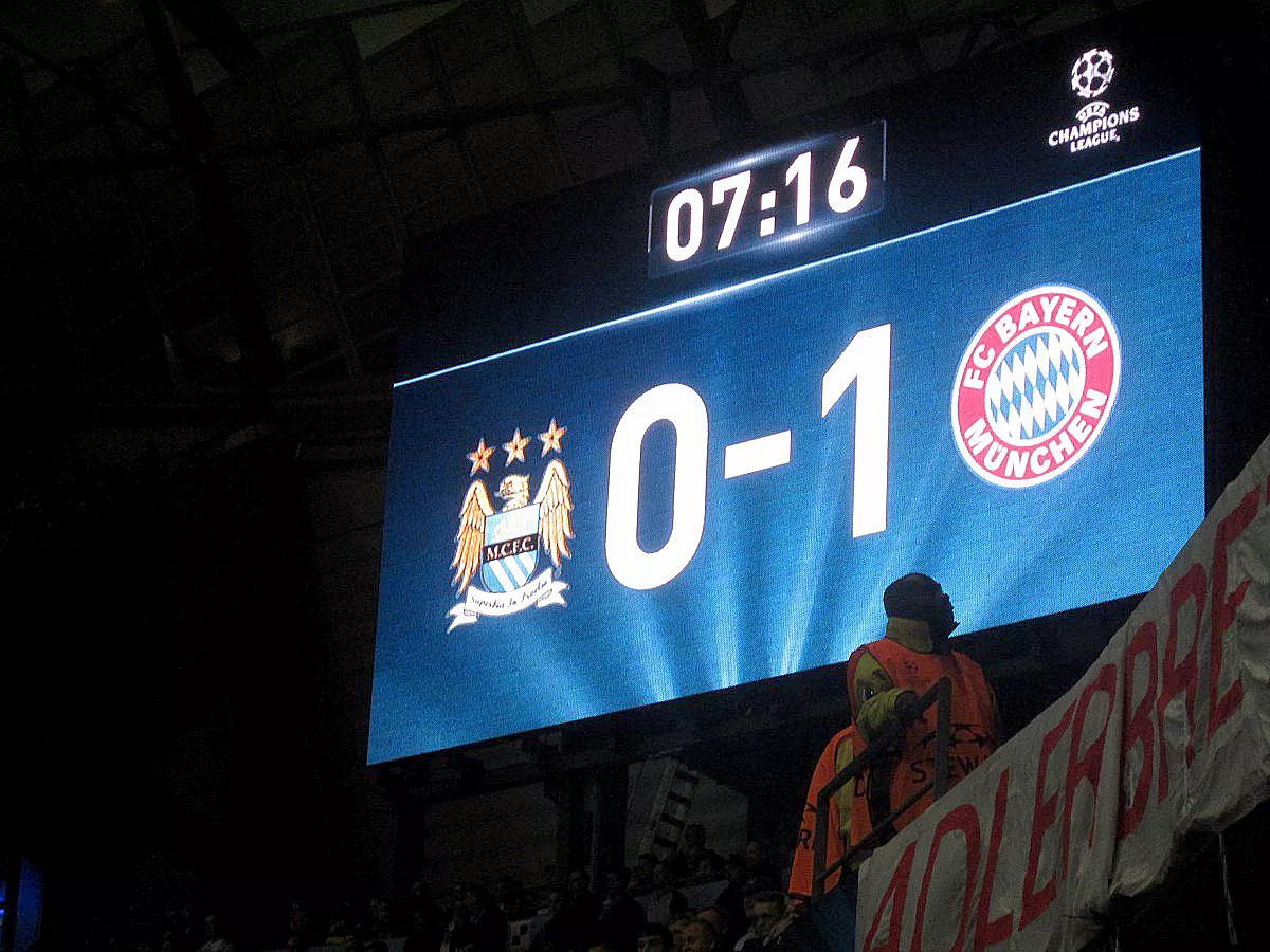 CHAMPIONS LEAQUE: MANCHESTER CITY - FC BAYERN MÜNCHEN