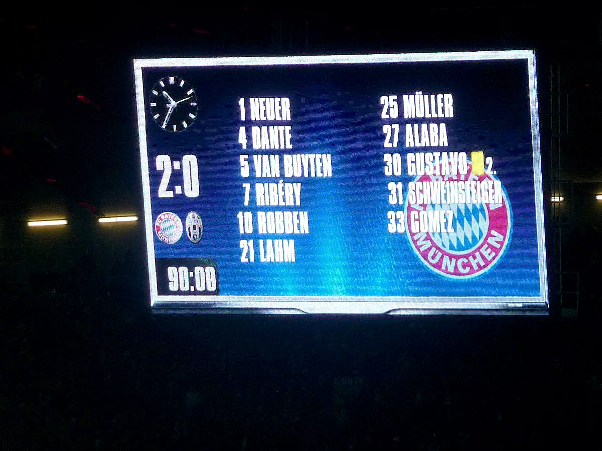 CHAMPIONS LEAGUE: FC BAYERN MÜNCHEN - JUVENTUS TURIN