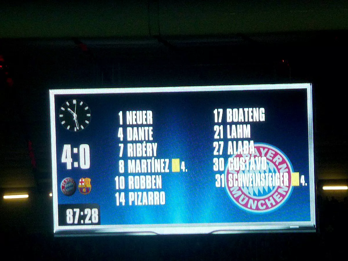 CHAMPIONS LEAQUE: FC BAYERN MÜNCHEN - FC BARCELONA