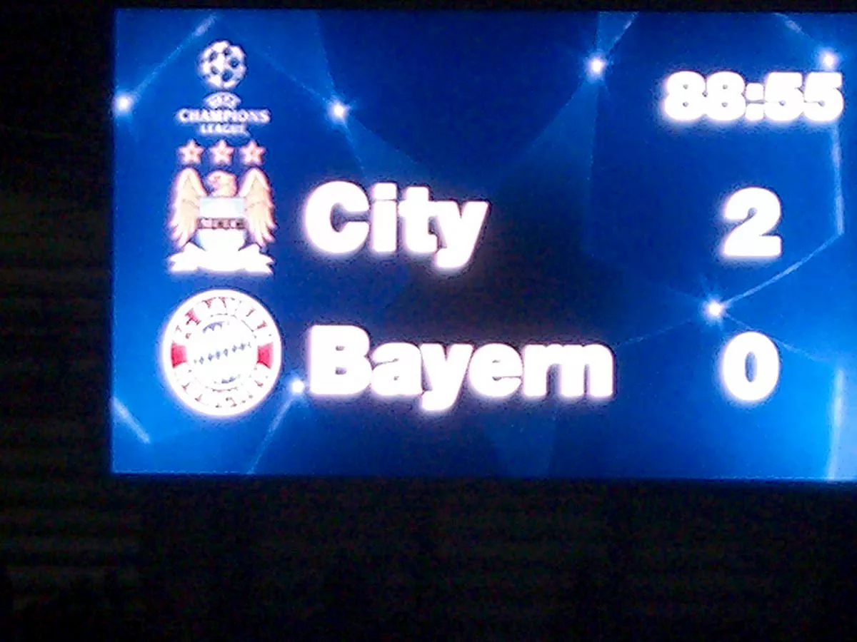 CHAMPIONS LEAQUE: MANCHESTER CITY - FC BAYERN MÜNCHEN