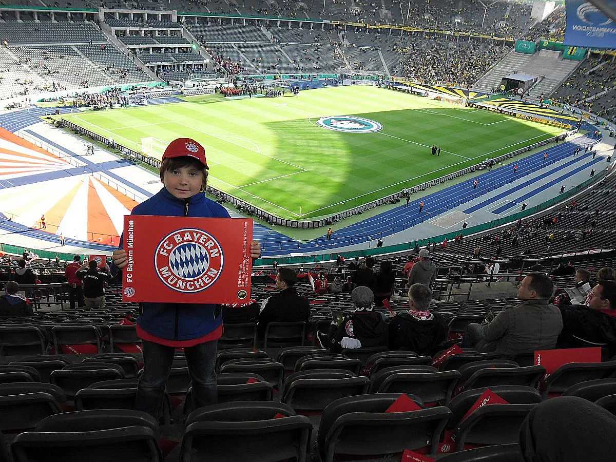 POKALFINALE BERLIN: FC BAYERN MÜNCHEN - BORUSSIA DORTMUND