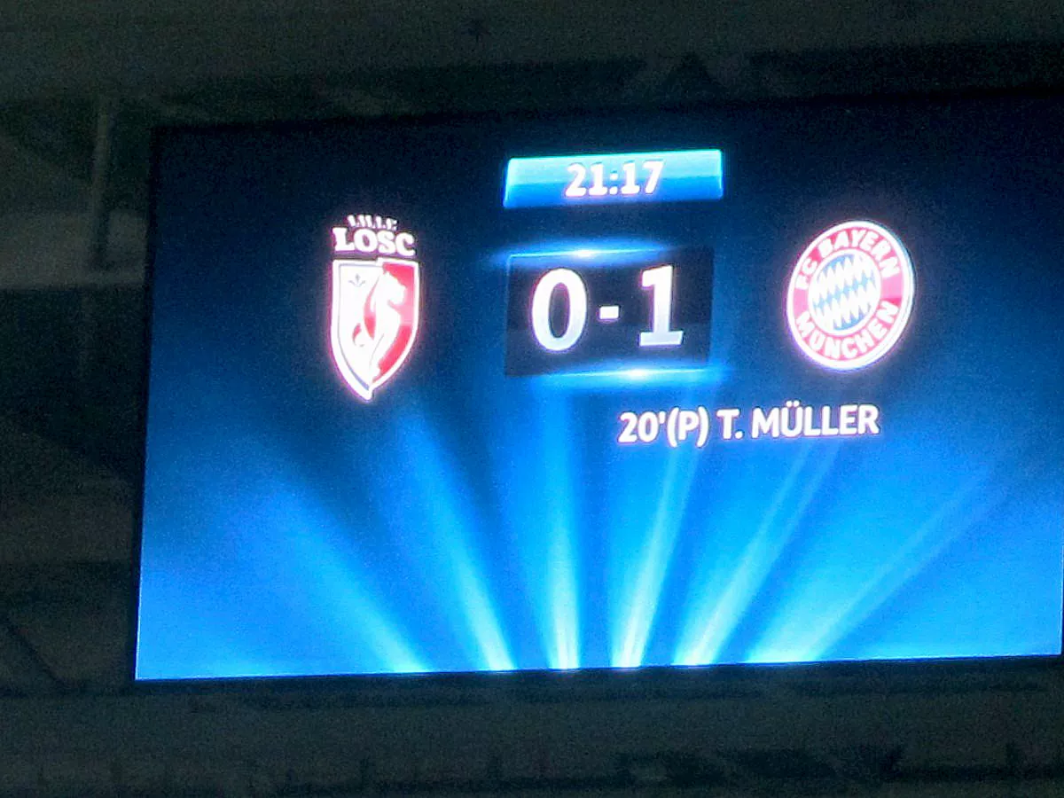 CHAMPIONS LEAQUE: OSC LILLE - FC BAYERN MÜNCHEN